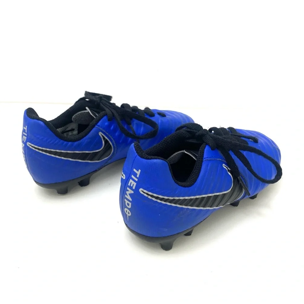 Nike Jr Youth Tiempo Legend 7 Racer Blue/Metallic Silver Soccer Cleats